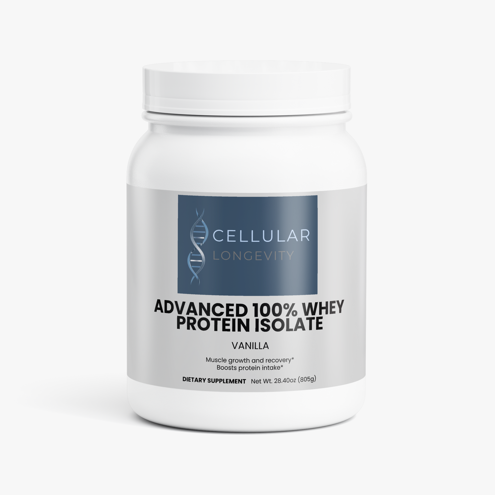 Advanced 100% Whey Protein Isolate (Vanilla) - Cellular Force