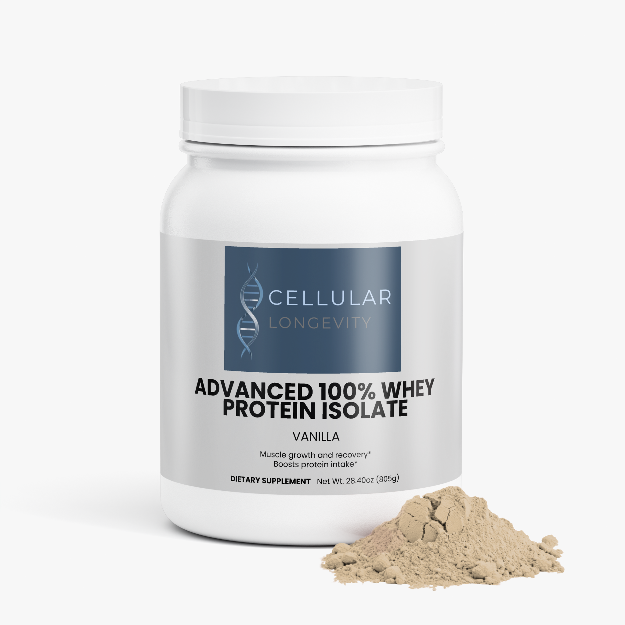 Advanced 100% Whey Protein Isolate (Vanilla) - Cellular Force